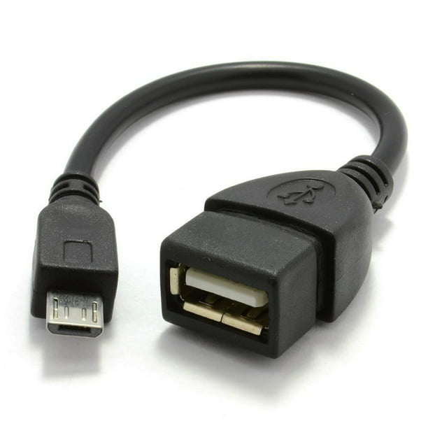 PRO OTG Cable Works for Motorola XT1524 Right Angle Cable Connects You to Any Compatible USB Device with MicroUSB 